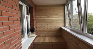 Отделка, остекление, утепление балконов в Острогожске от 208 руб. м/2.