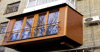 Внешняя отделка балкона Острогожск цена от 1039 руб. м/2.
